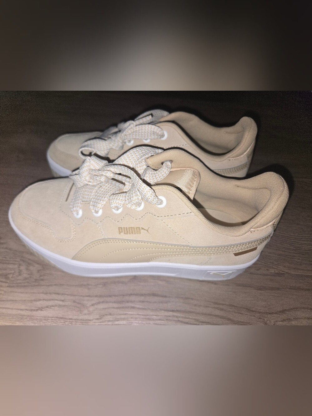 Puma Women’s Beige Low-Top Sneakers